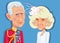 London, UK, 9 December 2018, Prince Charles and Camilla Parker Bowles Vector Caricature