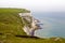 LONDON, UK - APRIL 5, 2014: White cliffs south coast of Britain, Dover, famous place for archaeological discoveries