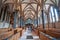 London UK architecture The Temple church interior