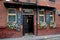 LONDON, UK - AUGUST 14, 2010: typical london tavern entrance and
