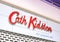 LONDON, UK - AUGUST 31, 2018: Cath Kidston store display logo in shopping center.