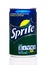 LONDON, UK - DECEMBER 01, 2017: Aluminium can os Sprite on white. Sprite is a colorless, lemon-lime flavored, caffeine-free soft d