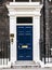 London, UK, Doorway of preserved London 18th century Georgian townhouse.