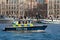 LONDON/UK - FEBRUARY 13 : Police Launch Cruising along the River