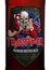 LONDON, UK - FEBRUARY 14, 2018: Cold Bottle label of Trooper Premium British Beer on white. Created by Iron Maiden.