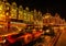 London UK - Harrods - in the night - long exposure