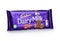 LONDON, UK - JANUARY 10, 2018: Cadbury Dairy Milk chocolate with daim on white. Cadbury is British multinational confectionery com