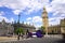 LONDON, UK - JULY 15, 2022: London cityscape with Big Ben, England, United Kingdom