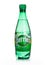 LONDON, UK - JUNE 02, 2018: Plastic Bottle of Perrier sparkling water with apple flavour. Perrier is a French brand of natural bot