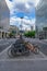 London, UK - June 2017: Bicycles parked in the middle of High Holborn, London.