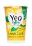 LONDON, UK - MARCH 05, 2019: YEO Valley Family Farm Proper Organic Bio Live Yogurt with Lemon Curd on white