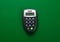 LONDON,UK - NOVEMBER 05, 2022: Seb bank code calculator on green background