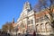 LONDON, UK - NOVEMBER 28, 2016: The external facade of Victoria and Albert Museum in South Kensington