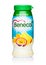 LONDON, UK - OCTOBER 20, 2018: Plastick bottle of Benecol lower cholesterol yogurt drink with tropical fruit on white background.