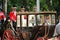 London, UK - Queen Elizabeth with soldier of the royal guard, at trooping the colour ceremony for Queen birthday July 06.