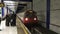 London underground station train arriving