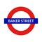 London underground vector sign, Metro tube subway symbol uk logo