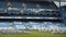 London, United Kindom - September 11, 2019: Close-up of the Chelsea FC Stamford Bridge Stadium tribunes in London