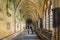 London, United Kingdom - Cloisters of the royal Westminster Abbey, formally Collegiate Church of St. Peter at Westminster with the