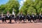 London, United Kingdom - May 12, 2019: The British Household Cavalry during the change of guard on the Queen`s Official