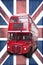 Londoner vintage red double decker bus