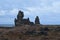 Londrangar Large Rock Formation Along the Cliffs of Iceland