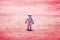 Lone Astronaut In Spacesuit Generative AI