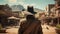 The Lone Cowboy: Entering an AI-Generated Wild West Village