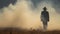 Lone Cowboy\\\'s Journey Through the Enigmatic Mist of the Wild West