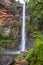 Lone Creek Falls, dramatic waterfalls in forested area in the Blyde River Canyon, Panorama Route near Sabie,South Africa