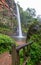 The Lone Creek Falls: walkway leading to the dramatic waterfalls in the Blyde River Canyon, Panorama Route, South Africa