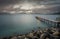 Lone Dock in Southern Patagonia