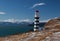Lone lighthouse on the coast
