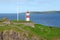 A lone lighthouse on the Faroe Islands
