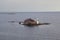 A lone lighthouse in the Swedish skerries