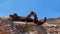 Lone Man lying on a rock in Kaokoveld