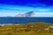 Lone Norway island landscape background