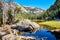 Lone Pine Lake, Rocky Mountains, Colorado, USA.