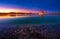 Lone Rock Beach at Sunset