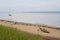 Lone Sailboat Gardiners Bay The Hamptons Long Island New York