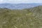 lone tree on Langeberge range summit aerial, South Africa