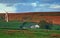 Lone windmill on a hillside