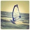 Lone windsurfer