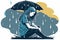 Loneliness in Rain: Teen\\\'s Struggle with Depression
