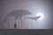 Lonely astronaut. Flying whale in moonlight. Fantastic animal. Sci Fi