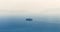 Lonely Cargo Container Ship