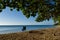 Lonely chair in the beach