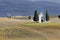 Lonely church, Val d \'Orcia (Italy).