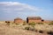 Lonely clay house in Bolivian Altiplano