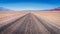 Lonely desert highway